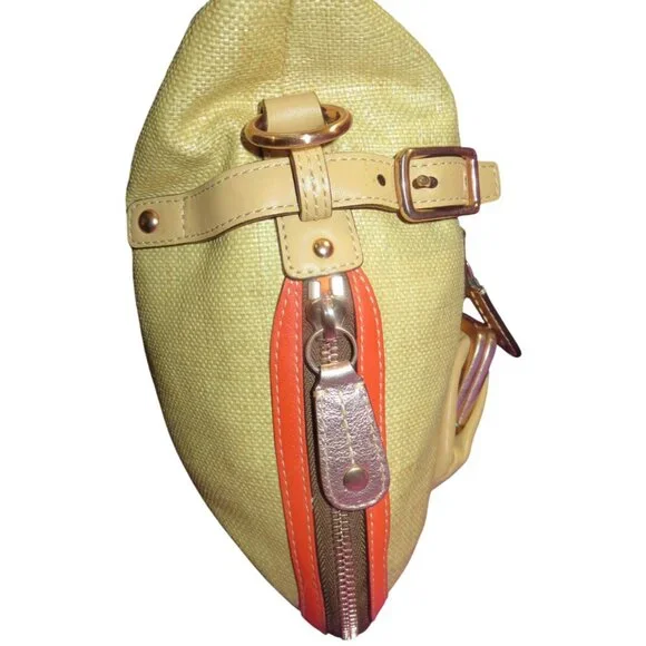 Coach 2008 Bonnie Leather Fold over Expandable Convertible Tote Kisslock Pocket - Picture 6 of 16